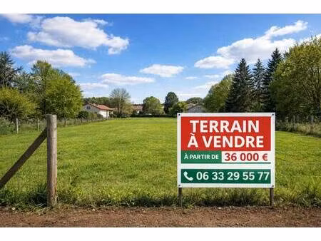 terrain constructible à vendre