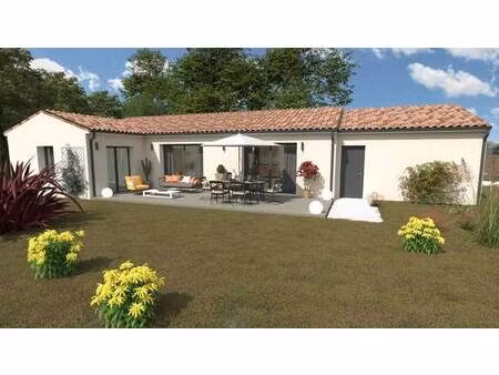 terrain avec maison neuve à vendre