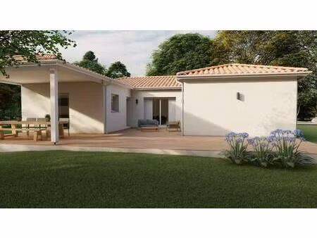 terrain avec maison neuve à vendre