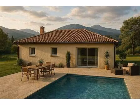 terrain avec maison neuve à vendre