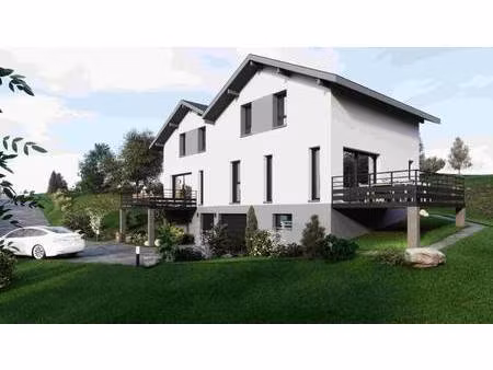 terrain avec maison neuve à vendre