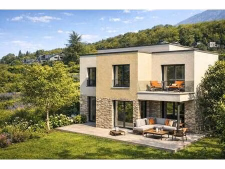 terrain avec maison neuve à vendre