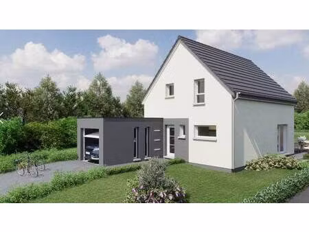 terrain avec maison neuve à vendre