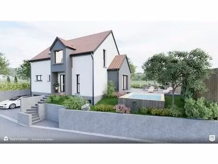 terrain avec maison neuve à vendre