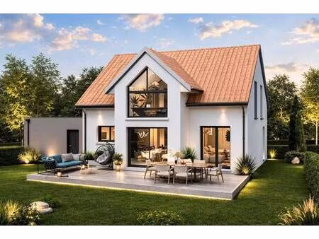 terrain avec maison neuve à vendre