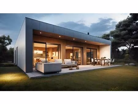 terrain avec maison neuve à vendre