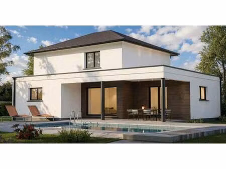 terrain avec maison neuve à vendre