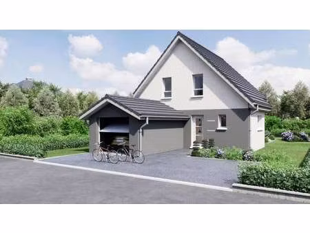 terrain avec maison neuve à vendre