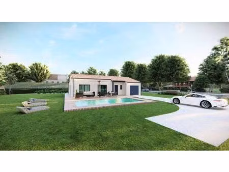 terrain avec maison neuve à vendre