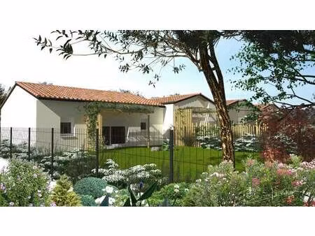 terrain avec maison neuve à vendre