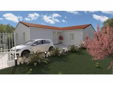 terrain avec maison neuve à vendre