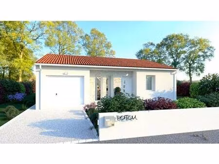 terrain avec maison neuve à vendre