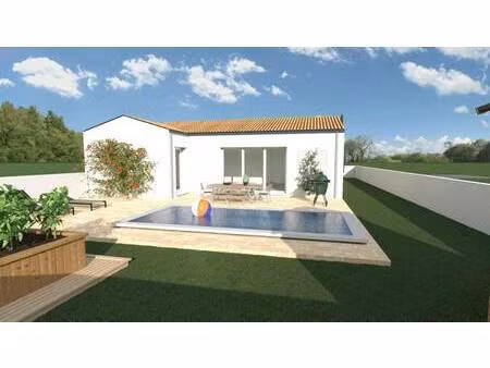 terrain avec maison neuve à vendre