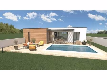 terrain avec maison neuve à vendre