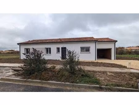 terrain avec maison neuve à vendre