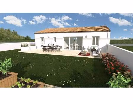 terrain avec maison neuve à vendre