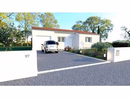 terrain avec maison neuve à vendre