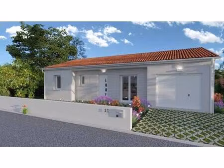 terrain avec maison neuve à vendre