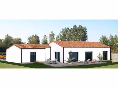 terrain avec maison neuve à vendre