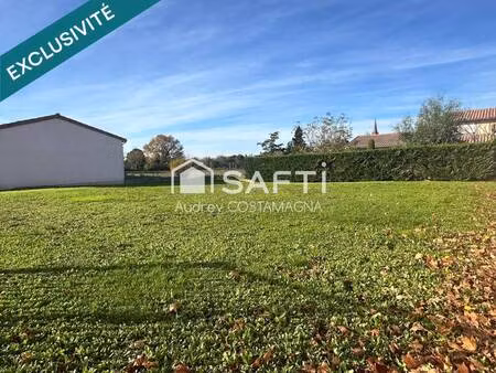 terrain constructible viabilisé à vendre