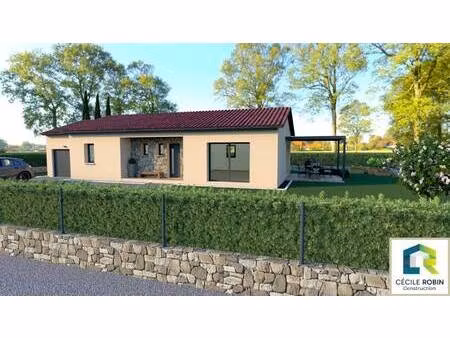 terrain avec maison neuve à vendre