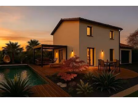 terrain avec maison neuve à vendre