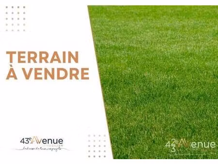 terrain constructible viabilisé à vendre