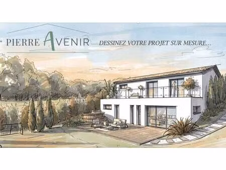 terrain avec maison neuve à vendre