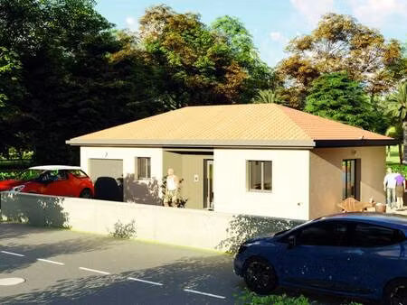 terrain avec maison neuve à vendre