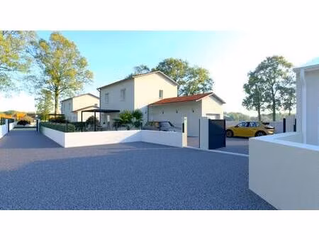 terrain avec maison neuve à vendre