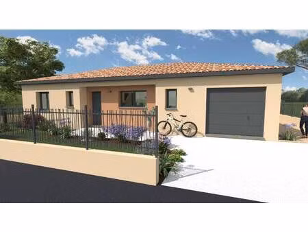 terrain avec maison neuve à vendre