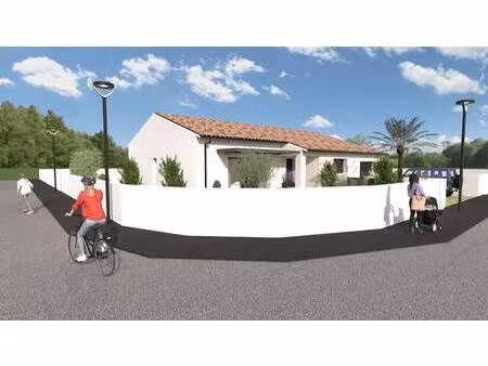 terrain avec maison neuve à vendre