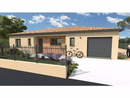 terrain avec maison neuve à vendre