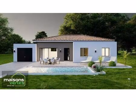 terrain avec maison neuve à vendre