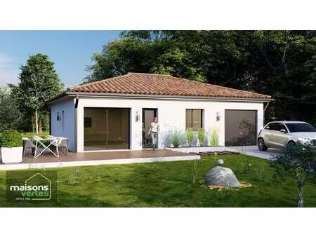 terrain avec maison neuve à vendre