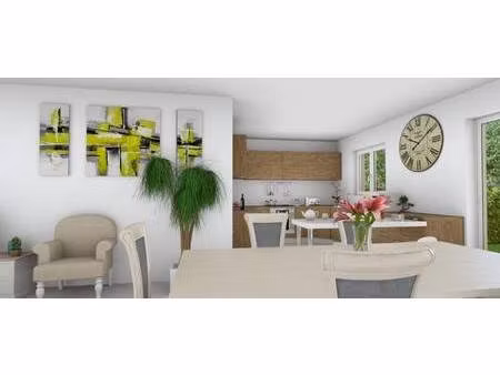 terrain avec maison neuve à vendre