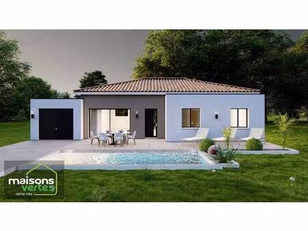 terrain avec maison neuve à vendre