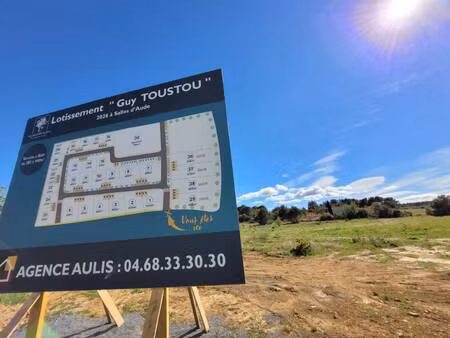 terrain constructible à vendre