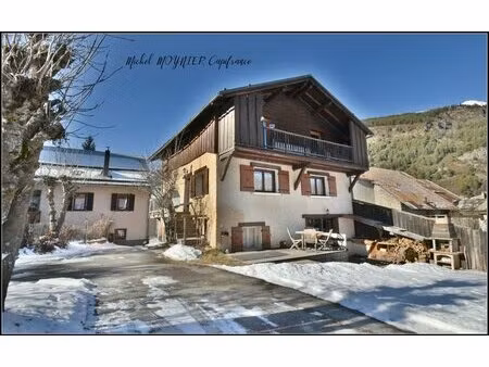 ?️ queyras – ville vieille - maison de village – double habitation avec terrain & fort...