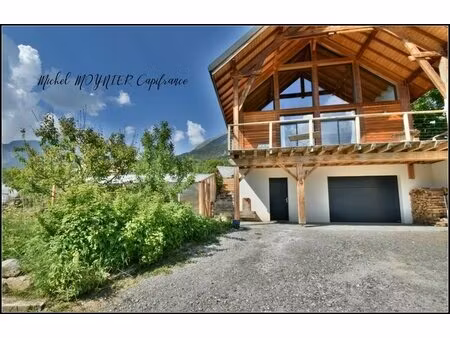 puy-saint-eusèbe rare à la vente  chalet d’architecte ouvert sur lac et montagnes