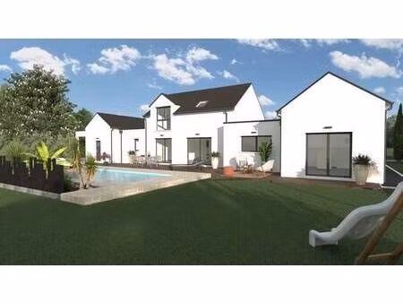 terrain avec maison neuve à vendre