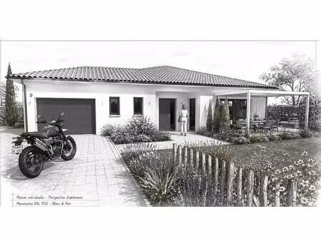 terrain avec maison neuve à vendre