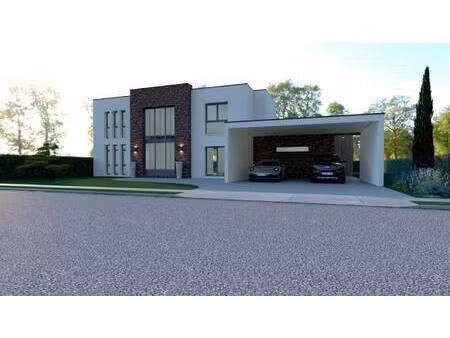 terrain avec maison neuve à vendre