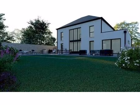 terrain avec maison neuve à vendre