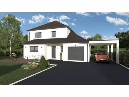 terrain avec maison neuve à vendre