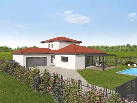 terrain avec maison neuve à vendre