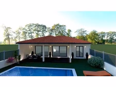 terrain avec maison neuve à vendre