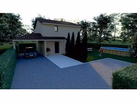 terrain avec maison neuve à vendre