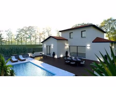 terrain avec maison neuve à vendre