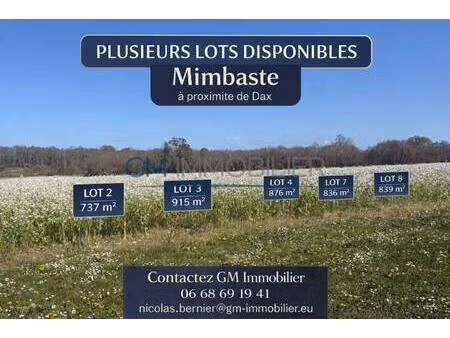 terrain constructible viabilisé à vendre